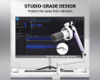K688 USB / XLR Mikrofon - Dynamisk Mikrofon - Vit