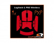 PXP Grips till Logitech G PRO Wireless - Röd