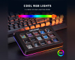 AMPLIGAME D6 Stream Controller - Streaming Deck - Svart