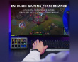 AMPLIGAME D6 Stream Controller - Streaming Deck - Svart