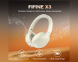 X3 Bluetooth ANC Hörlurar Over-Ear - Vit