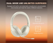 X3 Bluetooth ANC Hörlurar Over-Ear - Vit
