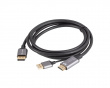 HDMI till DisplayPort Kabel 4K Svart - 1.8m