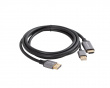 HDMI till DisplayPort Kabel 4K Svart - 1.8m