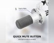 T688 Mikrofon Bundle - K688 USB/XLR Mikrofon - Dynamisk Mikrofon - Vit