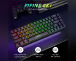 AmpliGame GK1 ANSI Tangentbord - Svart