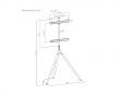 Tripod Stativ för TV 45