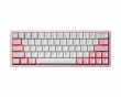 Xpunk 63 Magnetiskt 60% ANSI Gaming Tangentbord - Rosa/Vitt