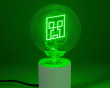 Minecraft Creeper - LED Neon Glödlampa