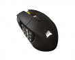 Scimitar Elite Wireless SE MMO Mus - Gun Metal