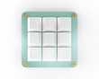 9-Key MacroPad - Turkos