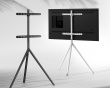 TV Golvstativ på tre ben - 45”-65” - Vit