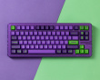 Holy80 Case - Anodized Purple & Green