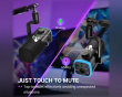 AmpliGame AM9 USB/XLR Mikrofon - Svart