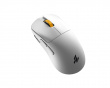 HELIX 8K Trådlös Gamingmus - Vit [Yellow Scroll-Wheel]