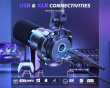 PD200XS - USB/XLR Dynamisk Mikrofon med Mikrofonarm - Svart