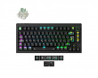 L5 HE 8K ISO Tangentbord [Lime Magnetic Switch] - Cyber Black