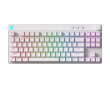 Mix 87 Hall Effect Magnetic Gamingtangentbord ANSI - Vit