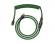 Coil Cable - Forest green
