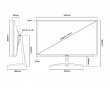 Nova 24“ IPS 1920x1080 200Hz Gaming Monitor - Rosa