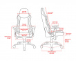 Vernazza Supersoft Fabric Gamingstol - Forest