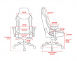 Vernazza XL Softfabric Gamingstol - Mörkgrå
