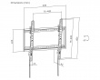 Tilt Väggfäste för TV 32″-75″ - Svart