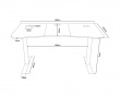 Arena Gaming Skrivbord - Medium - Pure Black