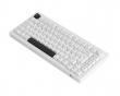 5075B Plus-S Black on White Trådlöst Tangentbord - Vit [V3 Lavender Purple Pro]