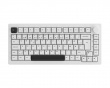 5075B Plus-S Black on White Trådlöst Tangentbord - Vit [V3 Lavender Purple Pro]