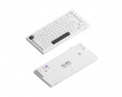 5075B Plus-S Black on White Trådlöst Tangentbord - Vit [V3 Lavender Purple Pro]