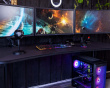 Arena Gaming Skrivbord - Large - Pure Black