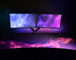 Arena Gaming Skrivbord - Large - Djup Lila Galax