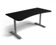 Arena Gaming Skrivbord - Large - Frozen Grey - Svart