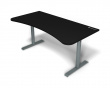 Arena Gaming Skrivbord - Large - Frozen Grey - Svart
