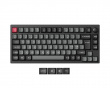 P1 Pro QMK ISO 75% Trådlöst Mekaniskt Tangentbord [K Super Red] - Carbon Black