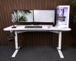 Arena Moto Gaming Skrivbord - Vit