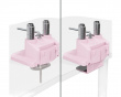 Alzare Neo Duo Skärmstativ - Rosa