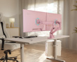 Alzare Neo Duo Skärmstativ - Rosa