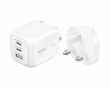 BoostCharge Pro GaN 70W Väggladdare med reseadapter
