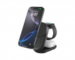 UltraCharge 3-i-1 Qi2 Trådlös Laddare - Svart