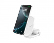 UltraCharge 2-i-1 Qi2 Trådlös Laddare - Vit
