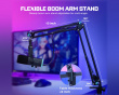 AM8T USB/XLR Dynamisk Mikrofon med bomarm - Svart