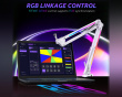 RGB Metall Mikrofonarm - Vit