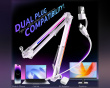 RGB Metall Mikrofonarm - Vit