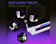 RGB Metall Mikrofonarm - Vit