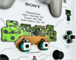 Retro Art Sony PS1 Dual Shock 1 Kontroll Tavla  - Grey