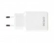 45W 2x USB-C Väggladdare - Slim White