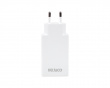 67W 2x USB-C Väggladdare - Slim White