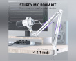 AmpliTank K688 USB/XLR Dynamisk Mikrofon - Vit